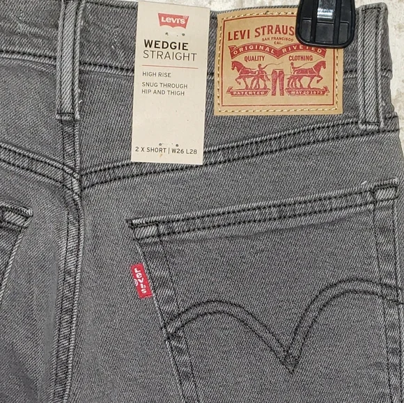 New Levis Wedgie Straight High Waisted Jeans - Picture 6 of 10